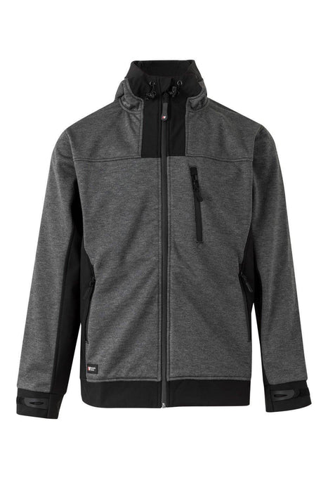 Cazadora soft shell bicolor con capucha VELILLA