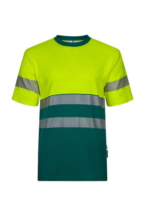 Camiseta algodón bicolor manga corta cinta segmentada VELILLA