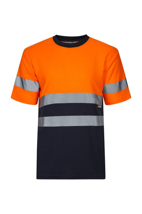 Camiseta algodón bicolor manga corta VELILLA