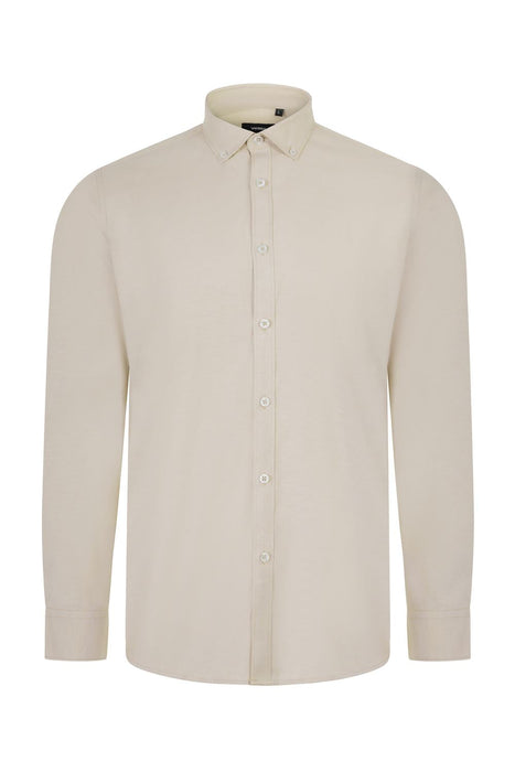 Camisa oxford stretch manga larga hombre VELILLA