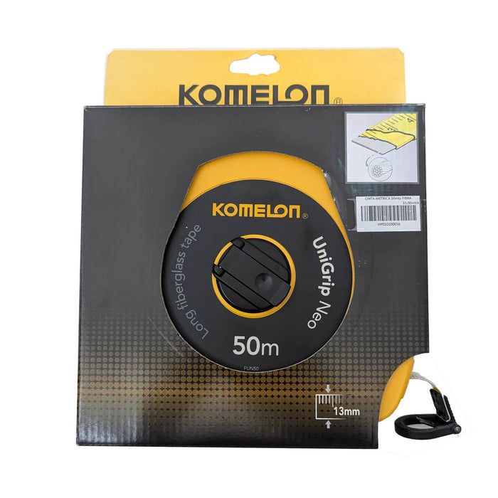 Cinta Métrica 50m de Fibra - Precisión y Durabilidad