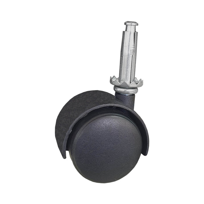 Rueda giratoria Gayner plástico con espiga 42 mm