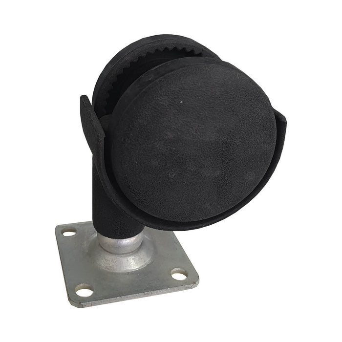 Rueda giratoria gayner plástico 42 mm con base atornillable