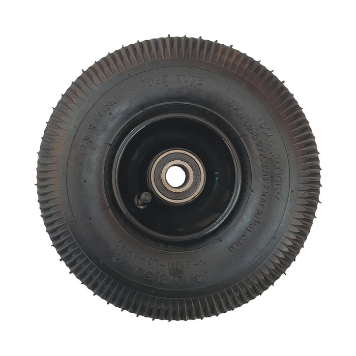 Rueda neumática 260 mm con rodamiento y llanta metálica