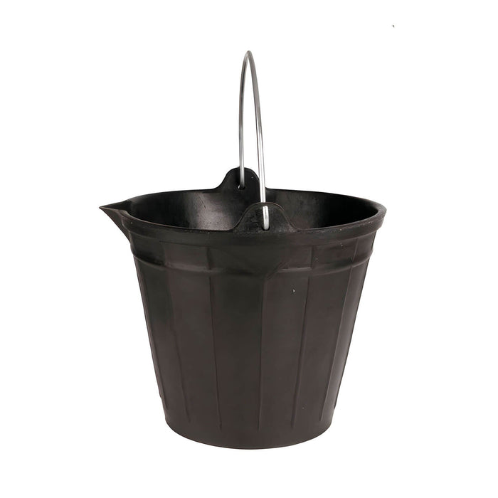 Cubo de caucho 11 litros resistente y duradero