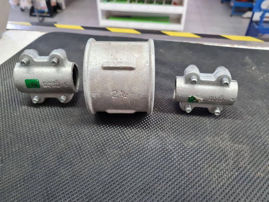 Lote de Piezas de Presión Acero Galvanizado