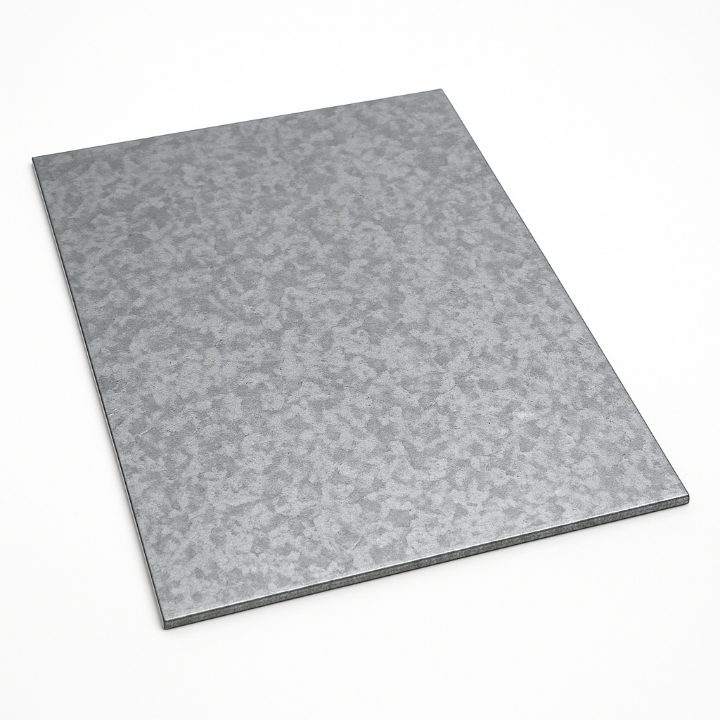Chapa Acero Galvanizado 1mm | 600x650mm | DX51D+Z275 | Corte A Medida Y Plegados Bajo Pedido