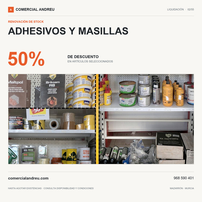 ADHESIVOS Y MASILLAS