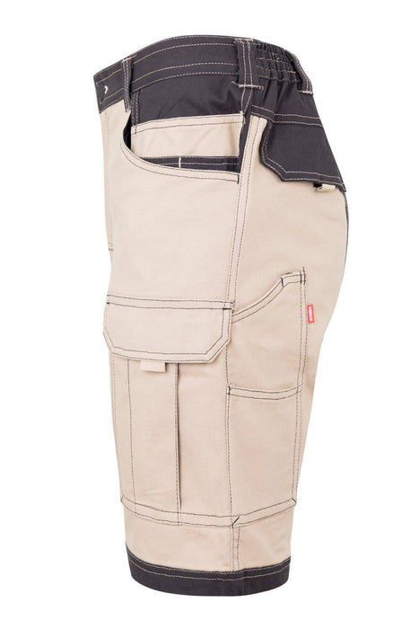 Bermudas canvas stretch bicolor con bolsillos flotantes VELILLA