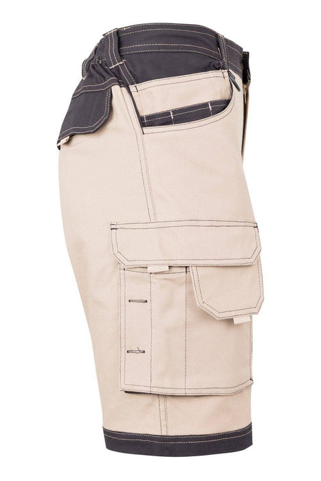 Bermudas canvas stretch bicolor con bolsillos flotantes VELILLA