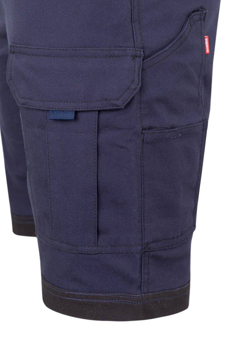 Bermudas canvas stretch bicolor con bolsillos flotantes VELILLA