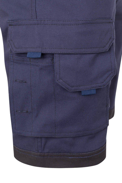 Bermudas canvas stretch bicolor con bolsillos flotantes VELILLA
