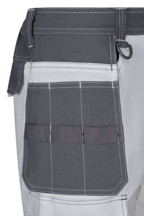 Bermudas canvas stretch bicolor con bolsillos flotantes VELILLA