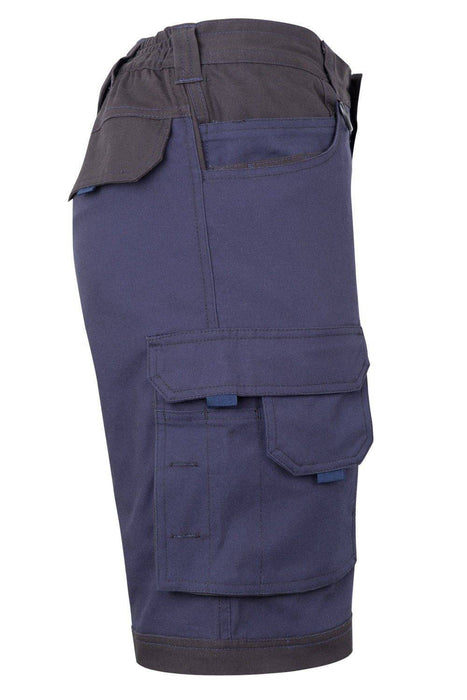 Bermudas canvas stretch bicolor con bolsillos flotantes VELILLA