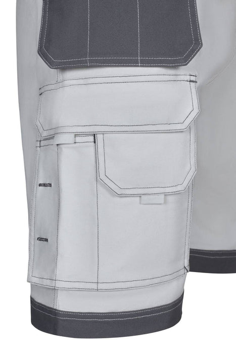 Bermudas canvas stretch bicolor con bolsillos flotantes VELILLA