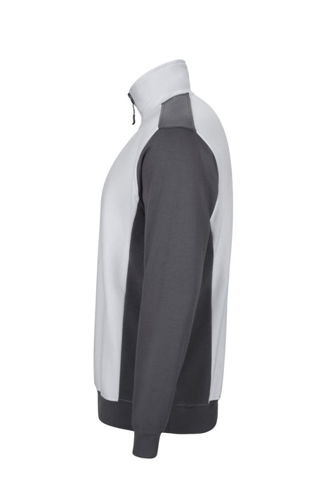 Sudadera bicolor con media cremallera VELILLA 105703