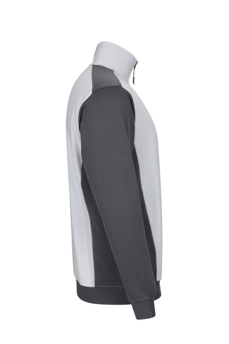 Sudadera bicolor con media cremallera VELILLA 105703