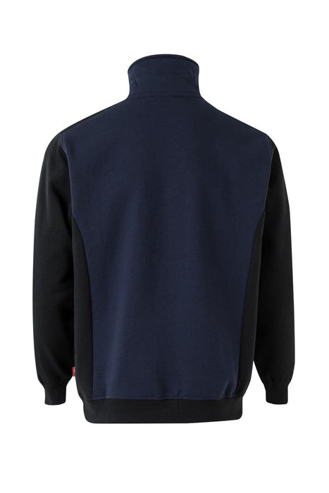Sudadera bicolor con media cremallera VELILLA 105703