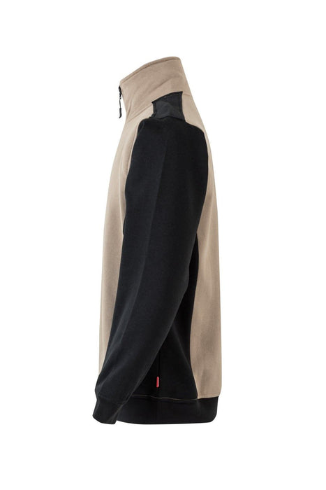Sudadera bicolor con media cremallera VELILLA 105703