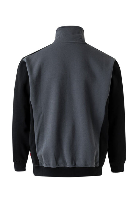 Sudadera bicolor con media cremallera VELILLA 105703