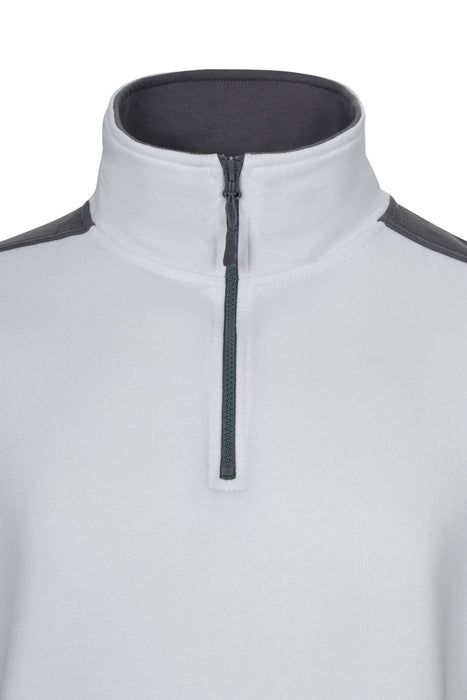Sudadera bicolor con media cremallera VELILLA 105703
