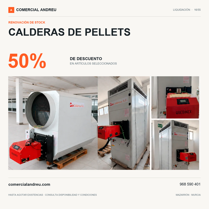 CALDERA DE PELLETS