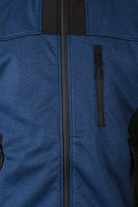 Cazadora soft shell bicolor con capucha VELILLA