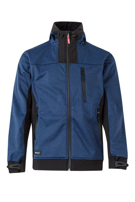 Cazadora soft shell bicolor con capucha VELILLA