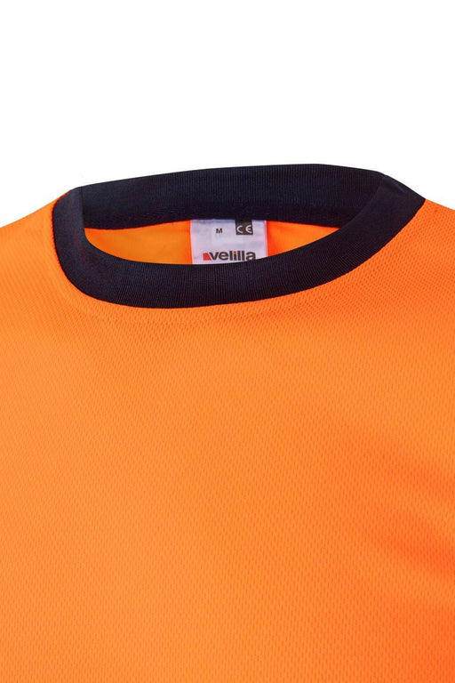 Camiseta técnica bicolor manga corta VELILLA