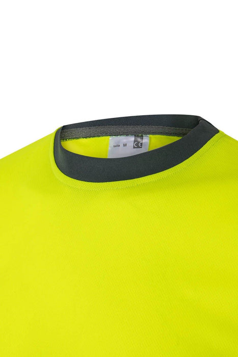 Camiseta técnica bicolor manga corta VELILLA