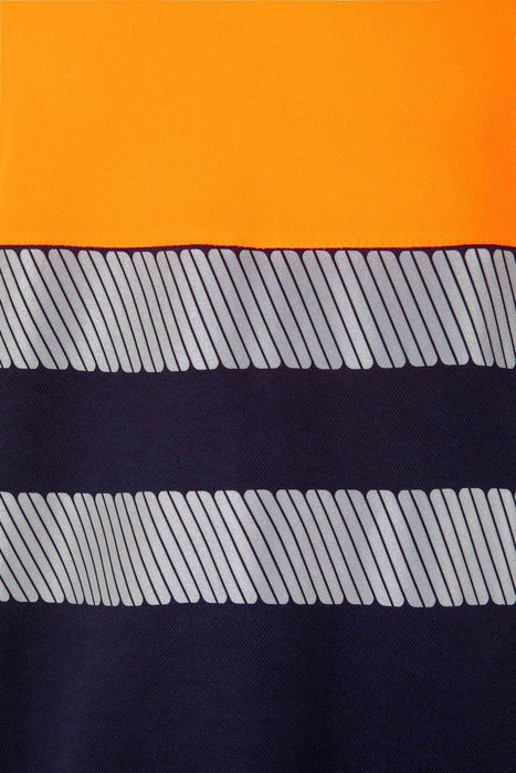 Camiseta algodón bicolor manga corta  cinta segmentada VELILLA