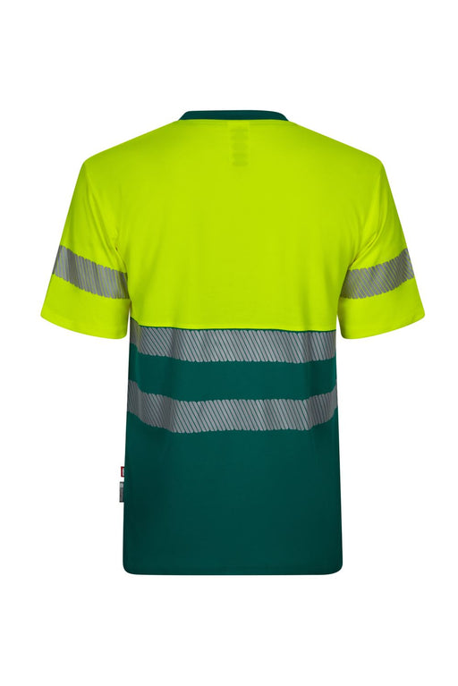 Camiseta algodón bicolor manga corta  cinta segmentada VELILLA