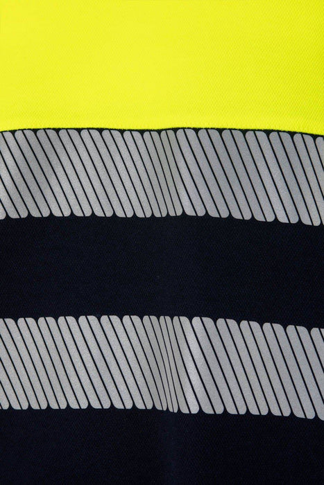 Camiseta algodón bicolor manga corta  cinta segmentada VELILLA