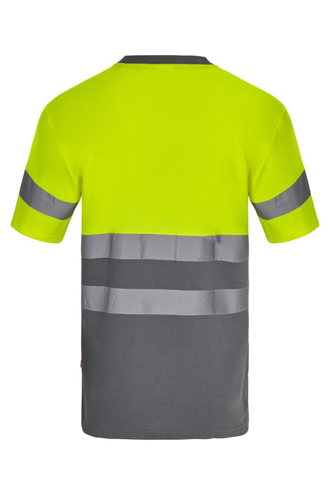 Camiseta algodón bicolor manga corta VELILLA