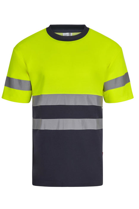 Camiseta algodón bicolor manga corta VELILLA