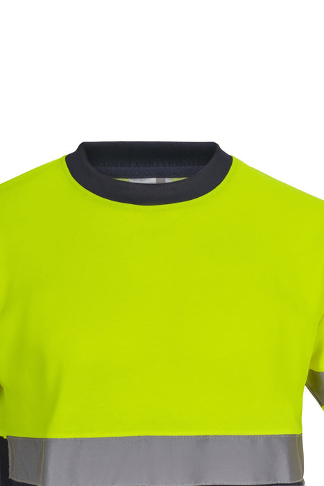 Camiseta algodón bicolor manga corta VELILLA