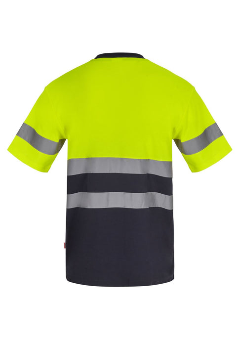 Camiseta algodón bicolor manga corta VELILLA
