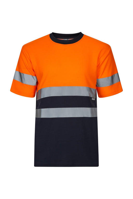 Camiseta algodón bicolor manga corta VELILLA
