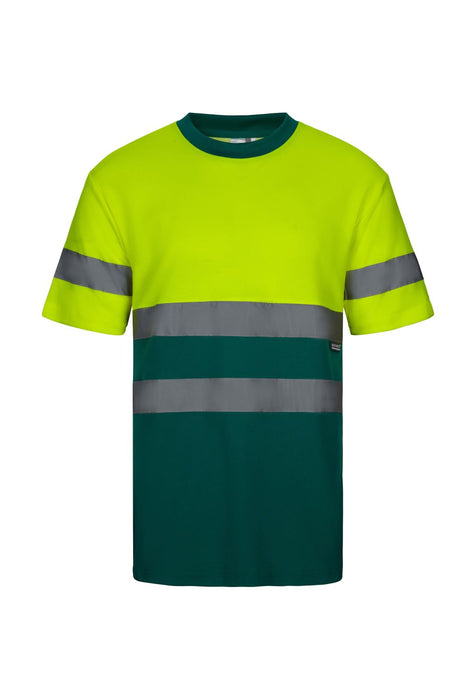 Camiseta algodón bicolor manga corta VELILLA