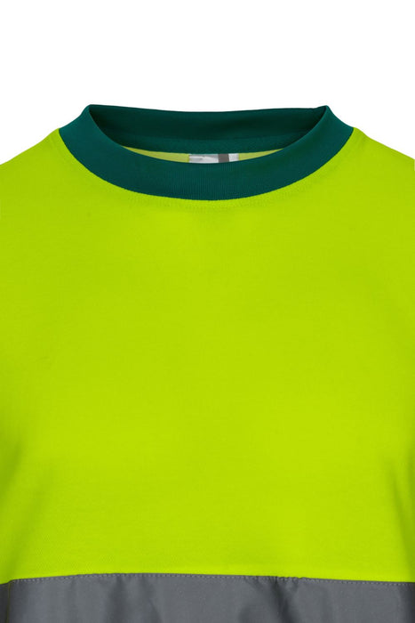 Camiseta algodón bicolor manga corta VELILLA