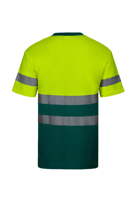 Camiseta algodón bicolor manga corta VELILLA