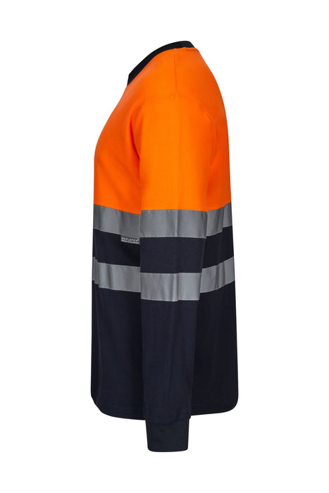 Camiseta algodón bicolor manga larga VELILLA