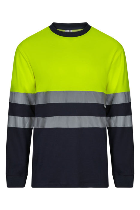Camiseta algodón bicolor manga larga VELILLA
