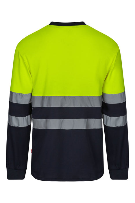 Camiseta algodón bicolor manga larga VELILLA