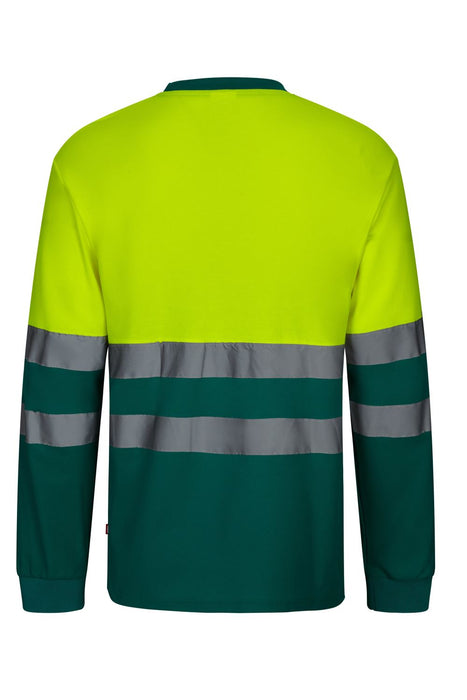 Camiseta algodón bicolor manga larga VELILLA