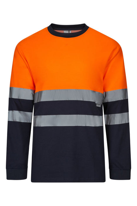 Camiseta algodón bicolor manga larga VELILLA