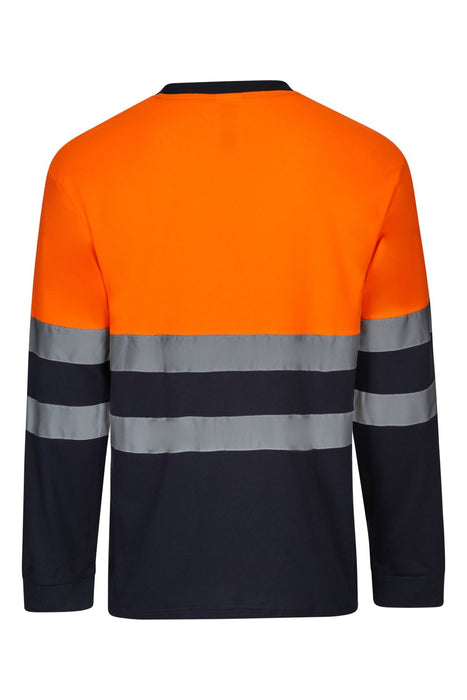 Camiseta algodón bicolor manga larga VELILLA