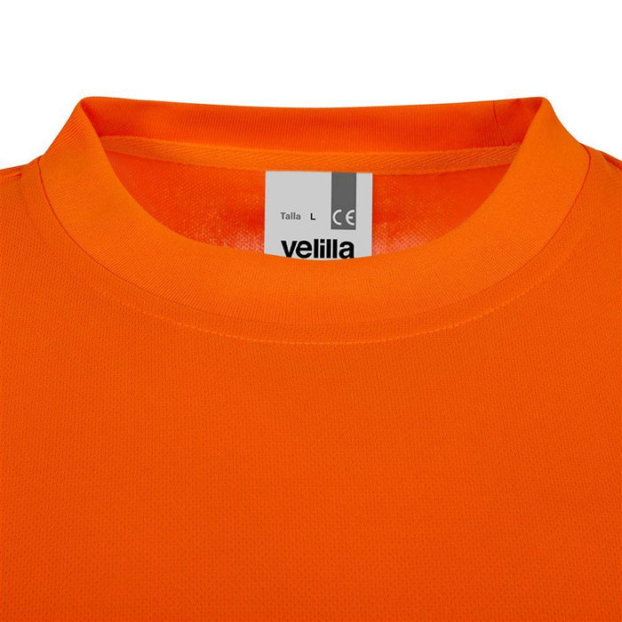 Camiseta poliéster reciclado manga corta cinta segmentada VELILLA