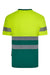 Camiseta poliéster reciclado bicolor manga corta cinta segmentada VELILLA