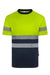 Camiseta poliéster reciclado bicolor manga corta cinta segmentada VELILLA
